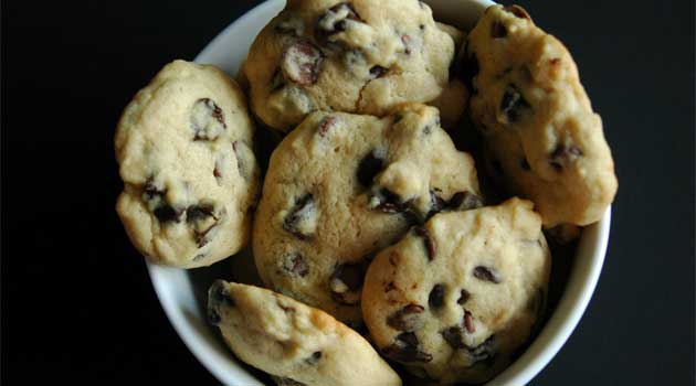 Recipe for Soft Chocolate Chip Cookies - Lots of hands will reach for the cookie jar when these favorites are inside! Keep it filled with ease, since this recipe makes a bunch.