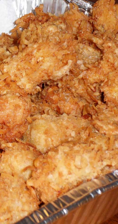 Recipe for Coconut Crusted Halibut - Do you love coconut shrimp as much as we do? If so, then you’ll love this healthy twist on the well- known recipe.