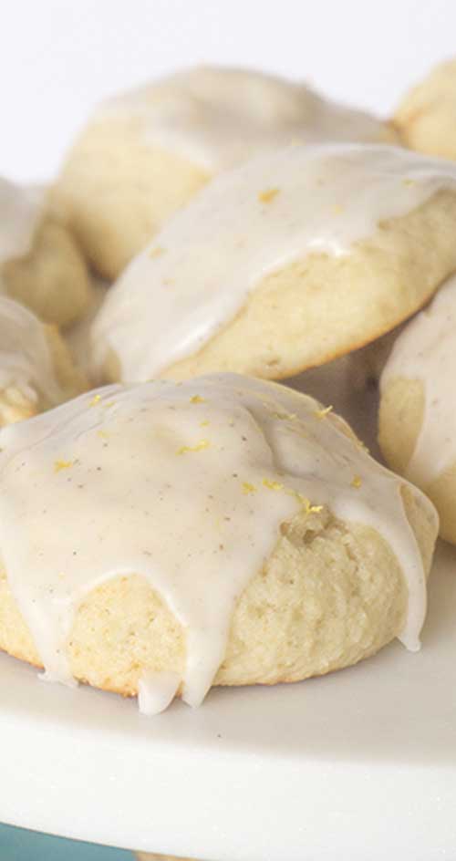 Recipe for Vanilla Bean Ricotta Cookies - A soft vanilla cookie that's perfect for Easter brunch, or any other special occasion!