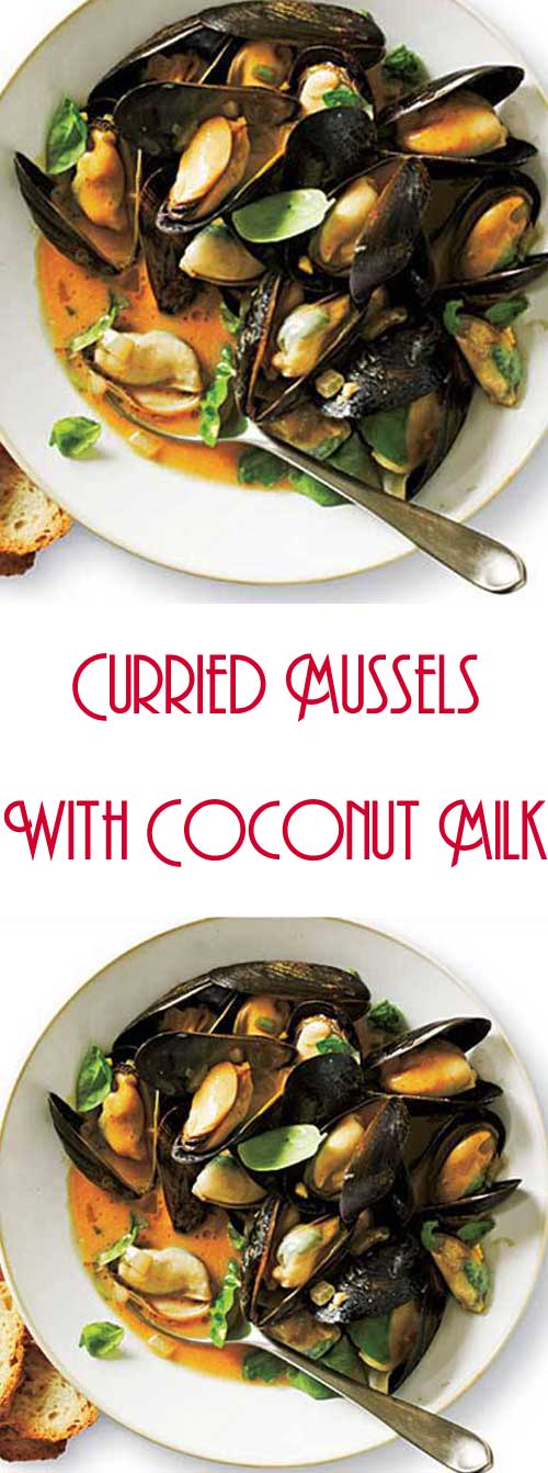 Curried Mussels With Coconut Milk