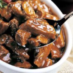 LOVE this recipe! I grew up eating a stove-top version of beef tips, so when I found this Slow Cooker Beef Tips recipe a few years ago I was thrilled. It’s MUCH easier and I think tastes even better.