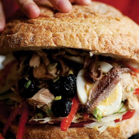 Recipe for Provencal Tuna Sandwich