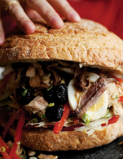 Recipe for Provencal Tuna Sandwich