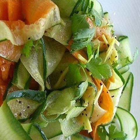 Cucumber Ribbon Salad