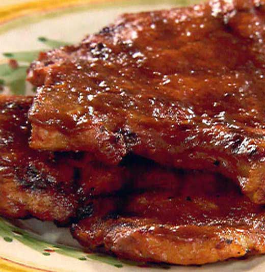 Recipe for Sweet and Spicy Pork Chops