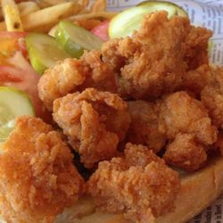Recipe for New Orleans Shrimp Po Boy - Po Boys are a New Orleans staple. Buy some good crusty French Bread, not the soft stuff.
