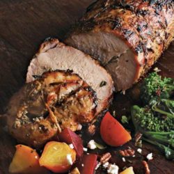 Recipe for Tuscan Style Roast Pork with Rosemary Sage and Garlic