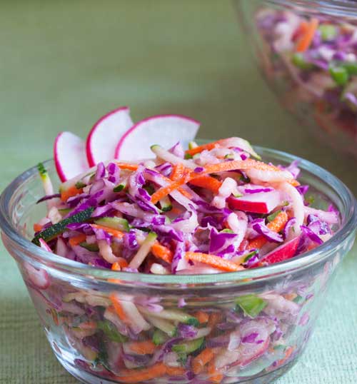 Recipe for Zucchini Coleslaw