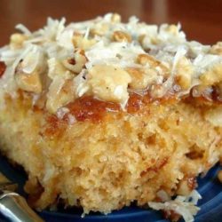 When a friend brought this to a church supper, EVERYONE insisted on getting the recipe. Very moist and delicious.. This really is just about a do nothing cake, unless you count walking across the street to the neighbor's to borrow sugar!