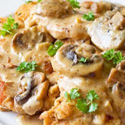 This delicious Easy Chicken Marsala recipe is both easy and elegant. Fresh mushrooms are sautéed in butter and garlic then tossed in cream that’s flavored with Marsala. Your family will think you slaved over a hot stove for hours! Try this quick and easy dinner.
