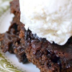 Rich, wonderful old-timey like cobbler!!!! Great for potlucks and get-togethers. This Chocolate Cobbler recipe is fast, easy and always a hit! Great with ice cream!!
