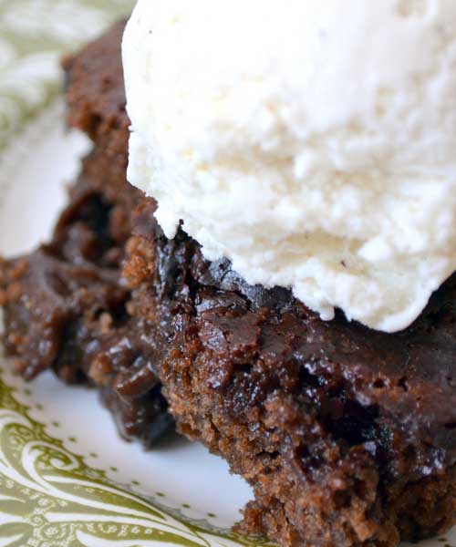 Rich, wonderful old-timey like cobbler!!!! Great for potlucks and get-togethers. This Chocolate Cobbler recipe is fast, easy and always a hit! Great with ice cream!!