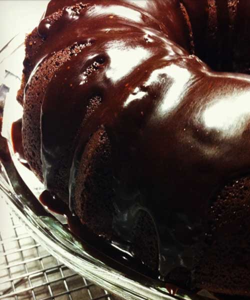 Recipe for Chocolate Sour Cream Bundt Cake