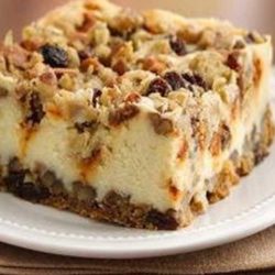 Recipe for Oatmeal Raisin Cheesecake Crumble