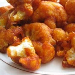 Recipe for Chili Cauliflower Stir-Fry - No need to have boring ole cauliflower when you have these recipe. WARNING: There is some serious heat to be had here!