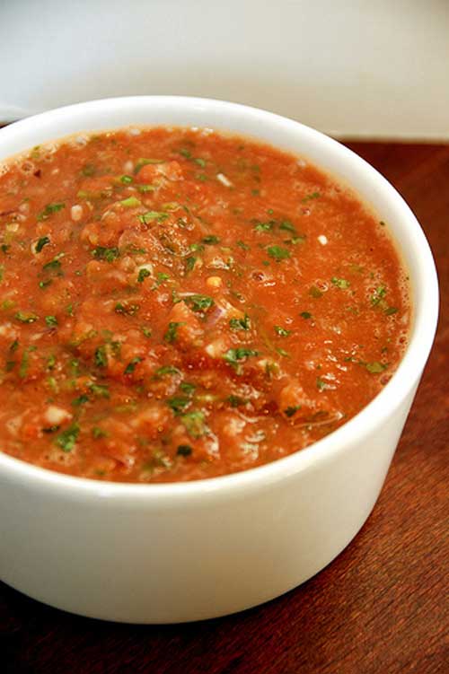 I LOVE salsa, and Chili's happens to have one of my favorites. Not too much heat, and packed with flavor. And now I make my Copycat Chilis Salsa at home all the time.