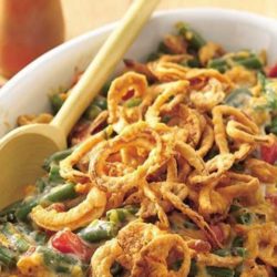 Recipe for Supreme Green Bean Casserole - A green bean casserole with a special touch when you want to impress your guests!