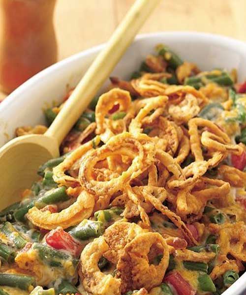 Recipe for Supreme Green Bean Casserole - A green bean casserole with a special touch when you want to impress your guests!