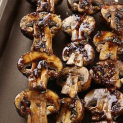 I absolutely love these Grilled Mushroom Skewers in every way! I could eat them every day, PLUS they taste so good and are healthy too!