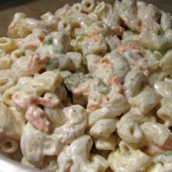 Highly addicting and FULL of flavor, this Hawaiian Macaroni Salad would easily be at home here in the Deep South amidst some pork ribs or pulled pork sandwiches!