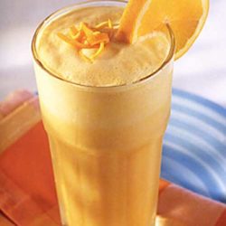 Recipe for Copycat Orange Julius - At one of our brunches, someone made THE.BEST. drink- a knock off of an Orange Julius. Even if summer never gets here, it’s time for one of these!