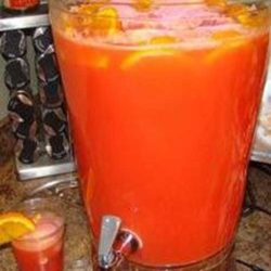 This easy party punch is so easy to make that a child could do it, yet it is so delicious. It is always served at our family gatherings, and at our weddings.