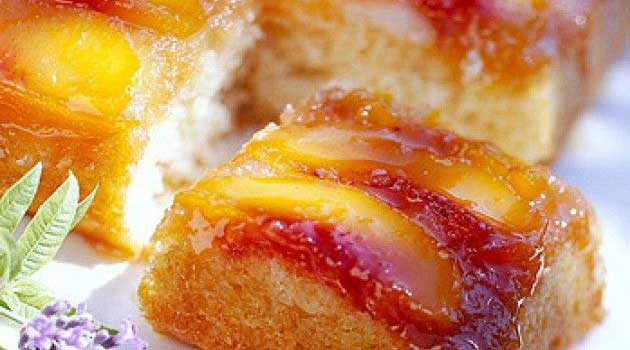 Homemade Peach Upside Down Cake Recipe Flavorite