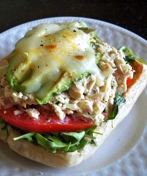 Recipe for Grown Up Tuna Melts - Standing in front of my pantry, I realized I had plenty of tuna that I never really got around to using. Sure, I could have made a basic tuna salad sandwich, but that’d be no fun. And then it came to me: Grown Up Tuna Melts.