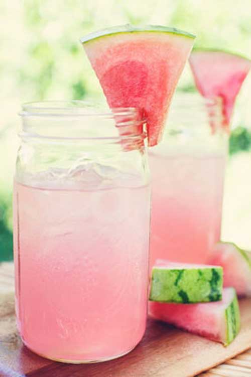 Recipe for Watermelon Breeze - Fresh, light and low cal summer drinks that are an easy breezy treat! All you need is a blender.