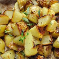 Make your potatoes more exciting by adding a little Greek flair to them. Opa!