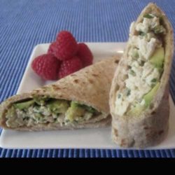 Recipe for Healthy Avocado Chicken Salad - If you love chicken salad and avocados, then you are going to go ga-ga for this recipe. After my first bite , I had an OMG moment. How can this taste THIS GOOD and be HEALTHY!