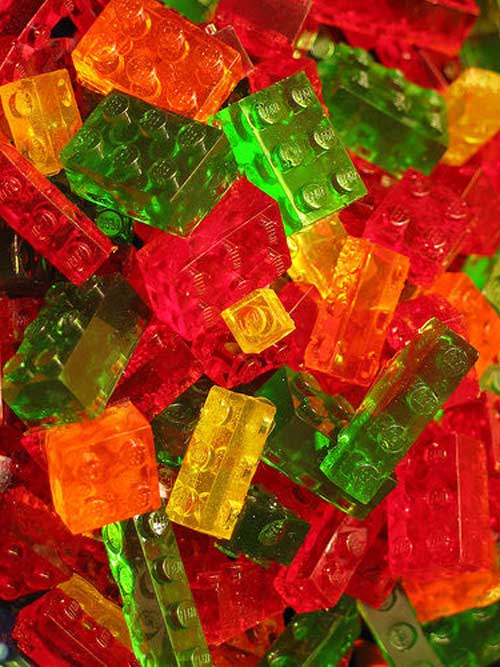 Recipe for Lego Gummies - You will notice that the instructions are a bit lengthy, but the results are so cool. The kids can even build things with them before devouring their treats.