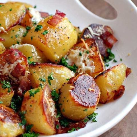 These Oven Roasted Potatoes will absolutely melt in your mouth !!