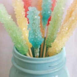 Recipe for Homemade Rock Candy - Homemade Rock Candy is incredibly easy to make, it just takes patience. There are so many variations using string, sticks, etc. We’ve taken bits and pieces of what we found online (and our own trial and error) and here is how we successfully made rock candy at home.
