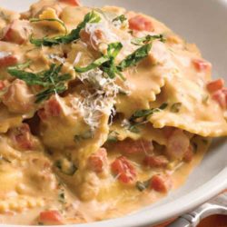 This elegant Tuscan Pasta With Tomato Basil Cream will have your family thinking you worked in the kitchen all day long. With a few secrets, you can make it in minutes!
