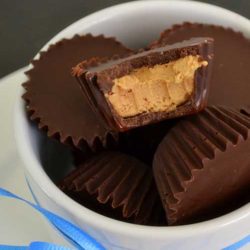 Recipe for Homemade Peanut Butter Cups - While there is SOME finesse required when attempting to make these…the recipe and method couldn’t be easier!
