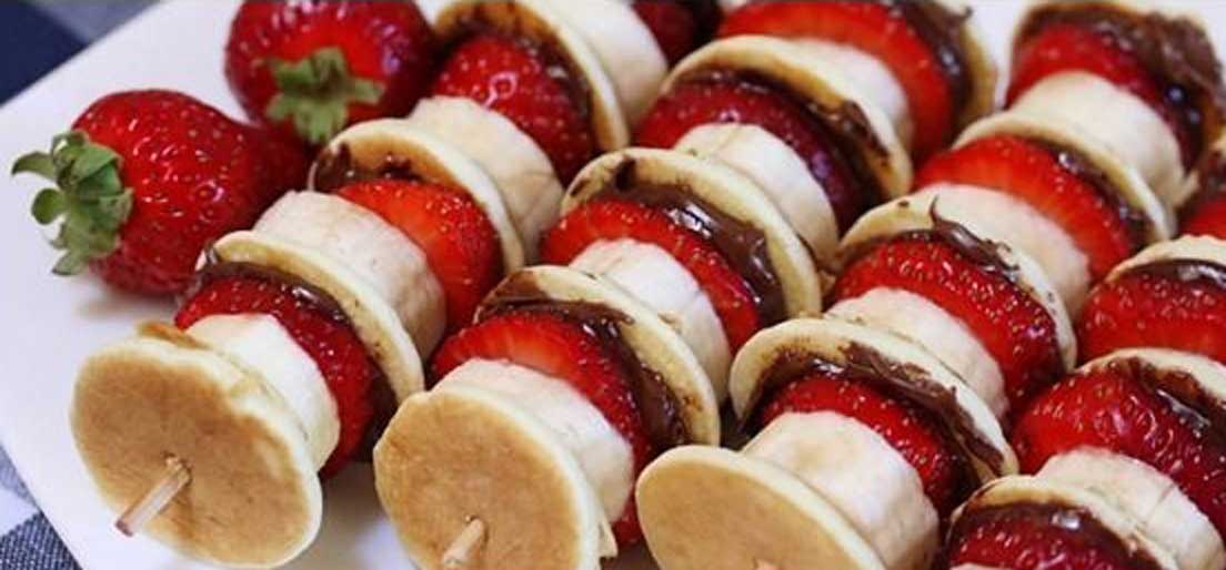 Pancake Skewers - Veggie Desserts