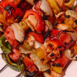 Recipe for Hawaiian Chicken Kebabs - I love making these scrumptious skewers because they’re such a great all-in-one meal. The flavors also complement each other so well, and everything cooks evenly after only 10 minutes.