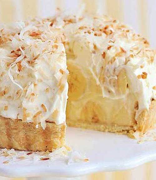 Just like Grandma’s Banana Coconut Cream Pie, take this to your next family reunion and you’ll be the star!
