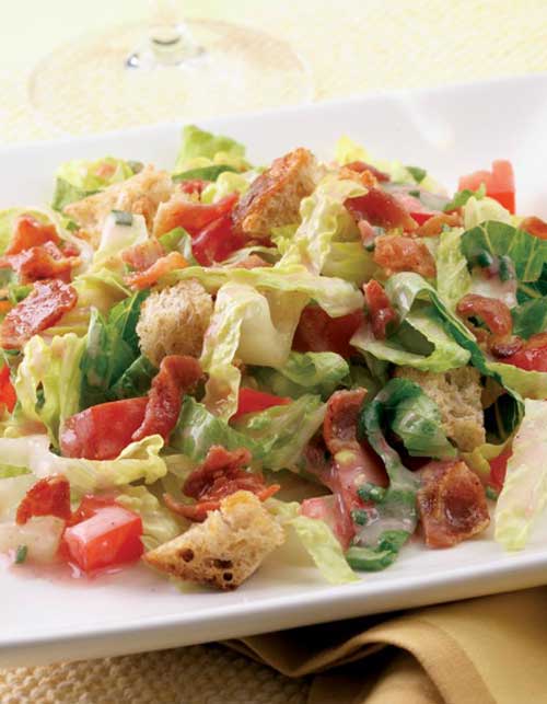 Recipe for BLT Salad - The whole family will love this quick and easy recipe based on the classic BLT sandwich.