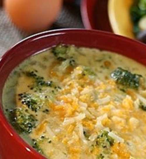 Recipe for Copycat TGI Fridays Broccoli Cheese Soup - TGIF’s broccoli cheese soup is my husband’s most favorite soup on the planet. He will go there JUST because of their soup. Now, I can make it at home!
