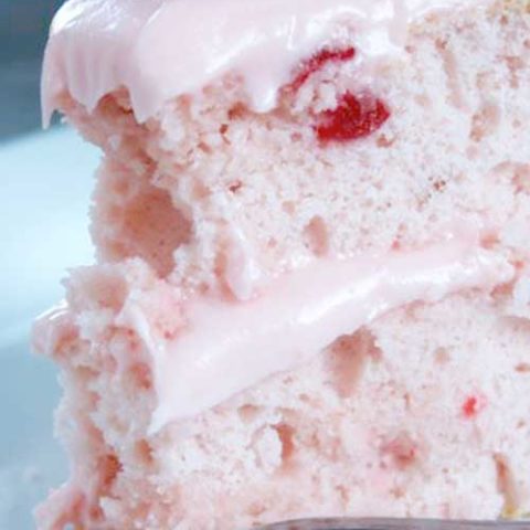 This amazing cherry layer cake remains near the top of the list of my all-time favorite layer cakes, of all time. A MUST try for all cherry and cake lovers!