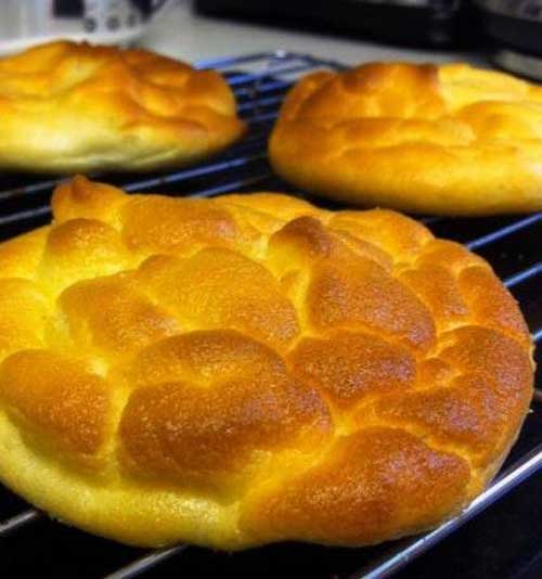 Recipe for Carb Free Cloud Bread - These are a delicious home-made bread replacement that are practically carb free and very high in protein. They are just like heaven so I call them clouds.