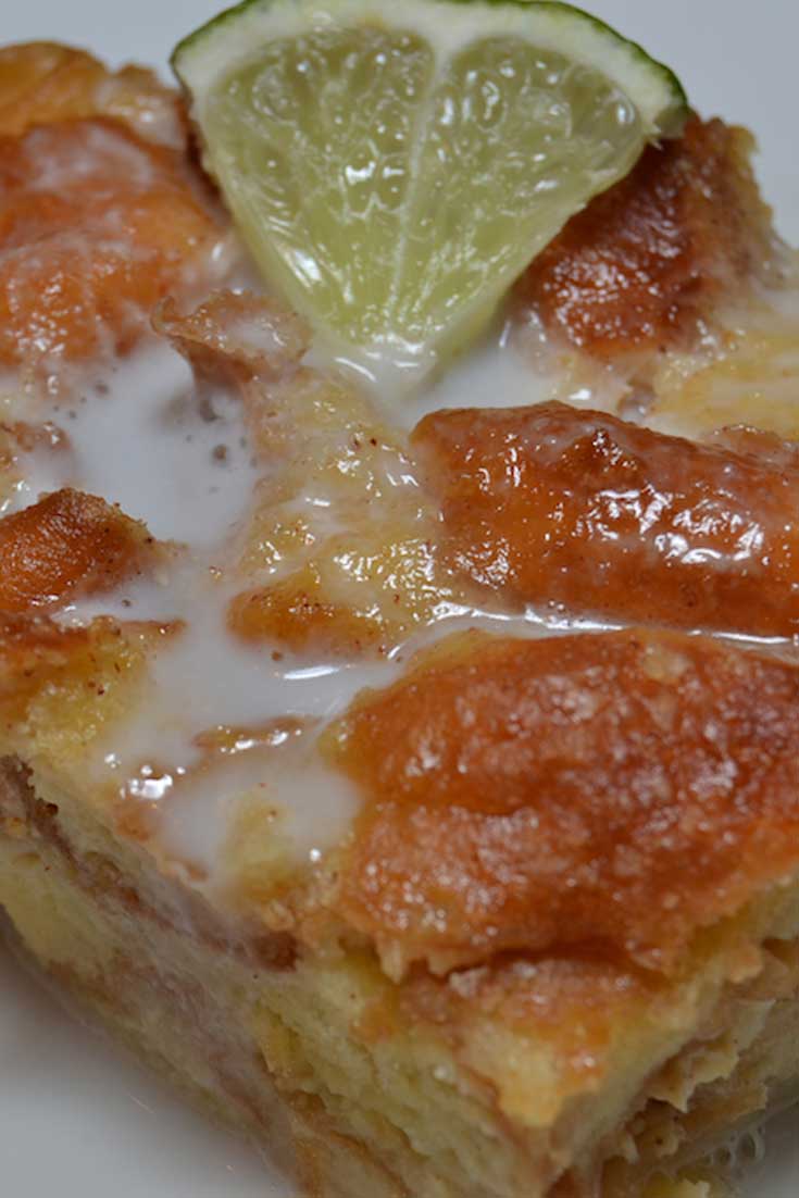Key Lime Bread Pudding