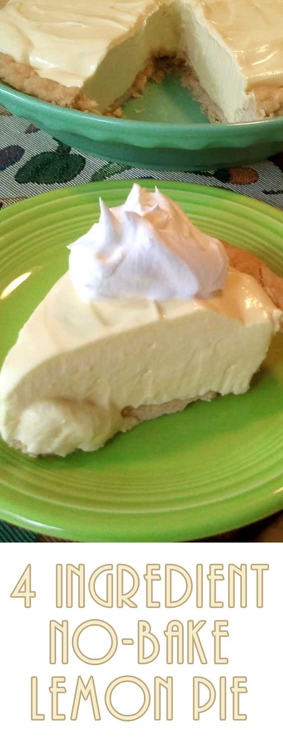 4 Ingredient No-Bake Lemon Pie