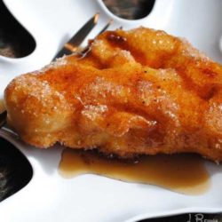 Recipe for Puffed French Toast from Disney - Yum, Yum, Yum! If you’ve ever eaten at The Crystal Palace in Magic Kingdom then you know exactly what I’m talking about. It’s sort of a cross between French Toast and a Doughnut/Fritter.