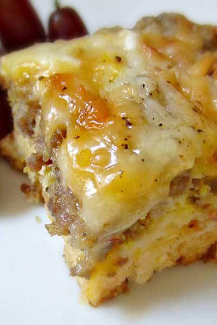 Sausage Egg and Biscuits Casserole