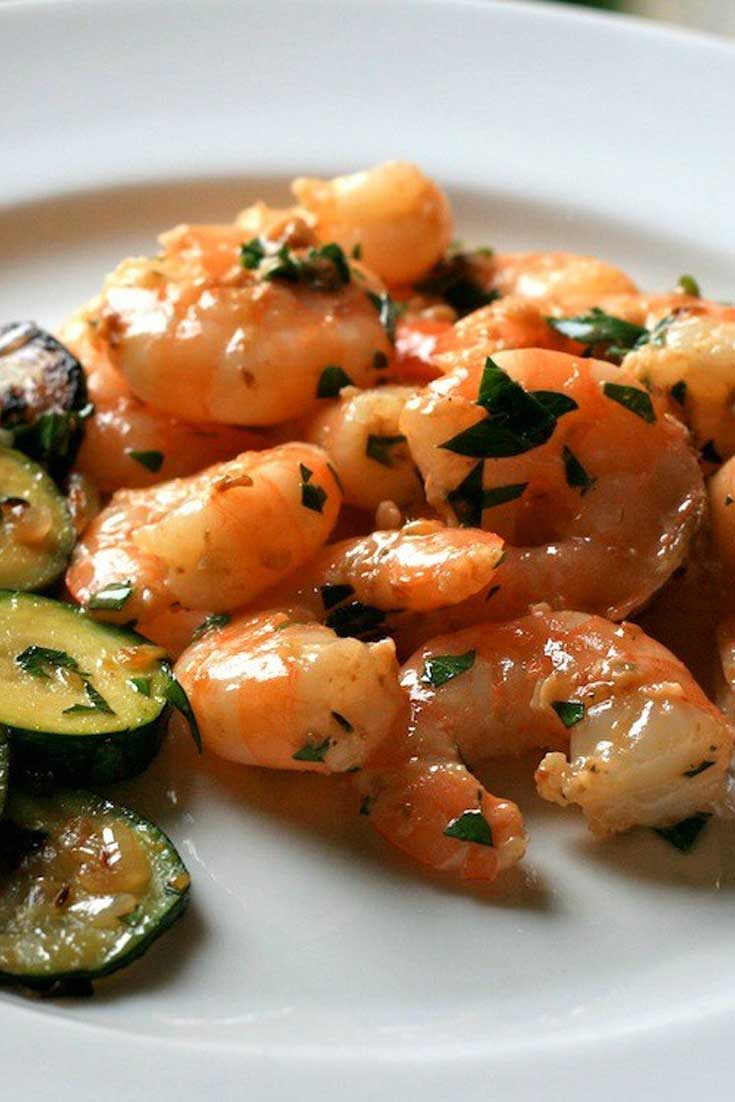 Simple and Healthy Shrimp Scampi
