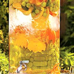 Recipe for Luxurious Spa Water - The glorious fruit and herb infused waters they always have available to you at a luxury spa. On this site you’ll find 12 flavor blends.
