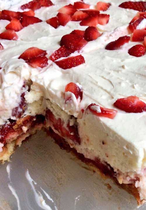 No Bake Strawberry Shortcake Recipe Flavorite
